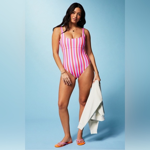 Fabletics Sunset Scoop One-Piece Swimsuit xl - Picture 3 of 7